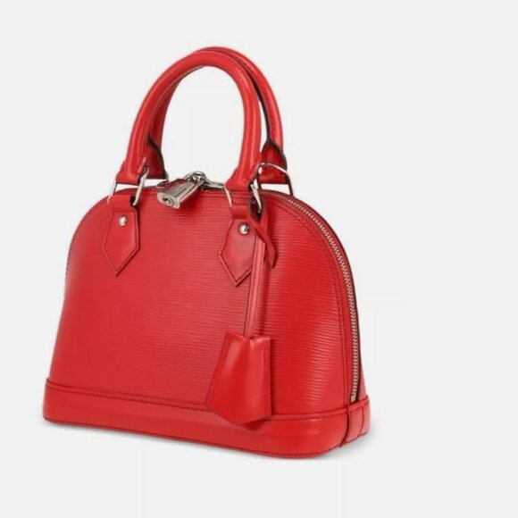 Louis Vuitton Alma Tote BB Red Epi Leather - Picture 5 of 8